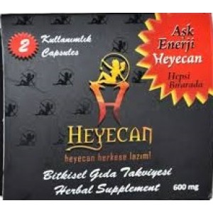 Heyecan Bitkisel Azdırıcı Kapsül