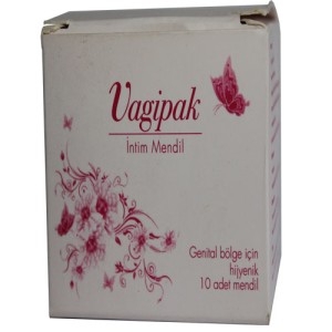 Vagipak İntim Genital Bölge Temizleyici Mendil