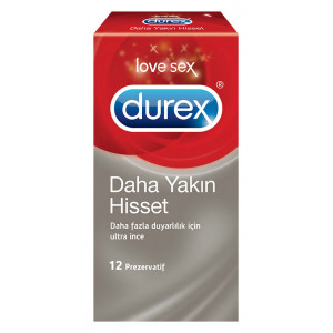 Durex Daha Yakın Hisset Fetherlite 12 li Prezervatif